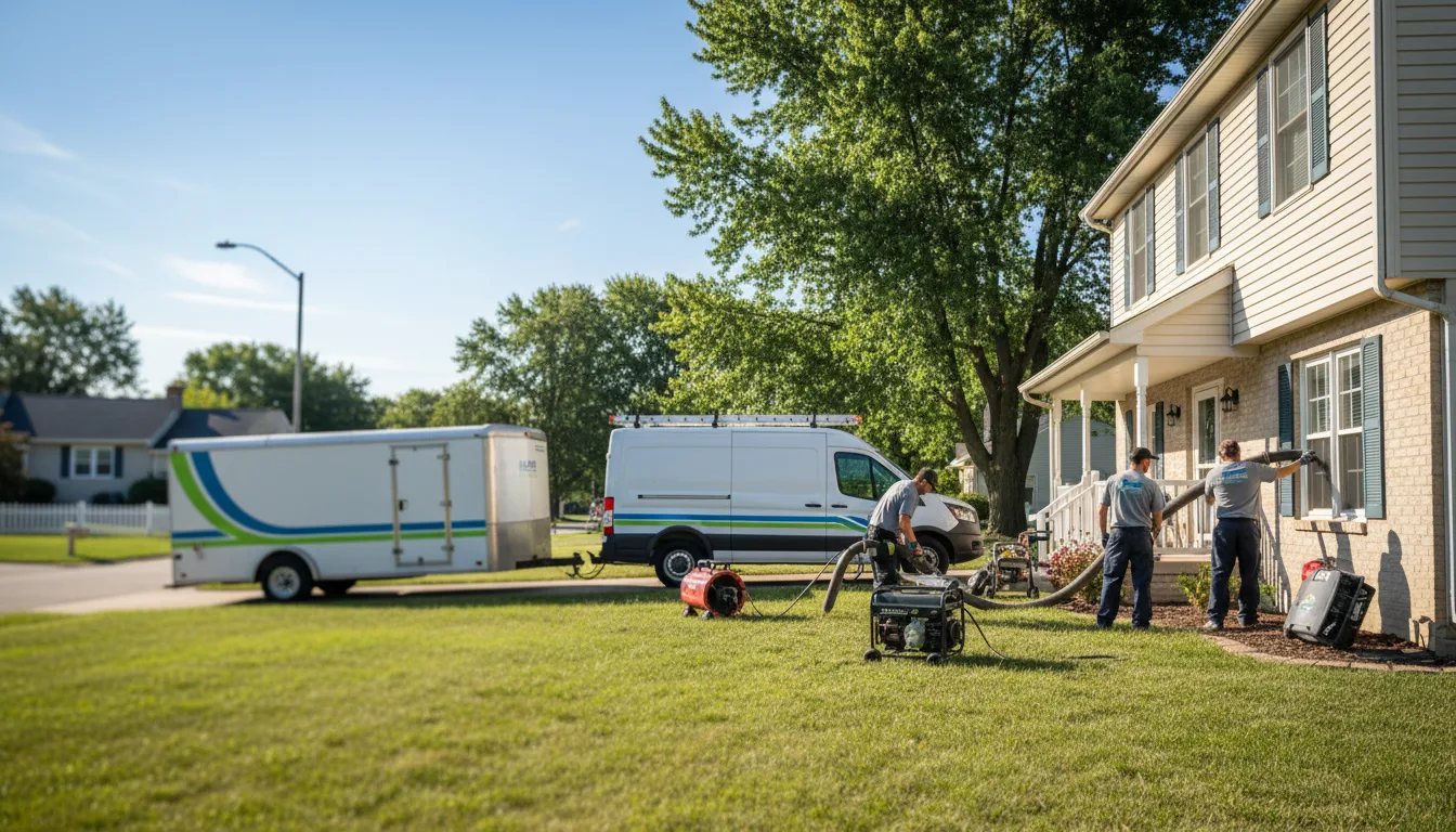 Flooded Basement Restoration And Cleanup With Repair in Arthur, IL near me